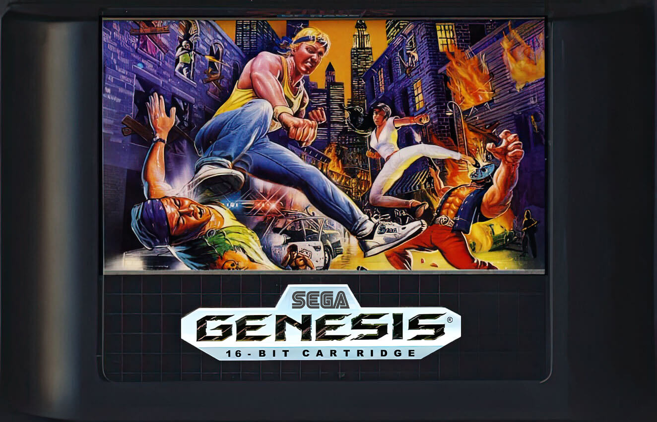 Лицензионный картридж Streets Of Rage 1 для Genesis